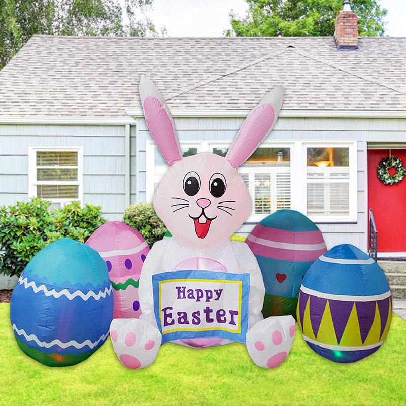 7.2 FT Long Easter orders Inflatable Outdoor Decorations